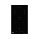 Domino vitrocramique 30 cm - 2 hi - light - 9 puissances de chauffe - 3 glem - gth32t