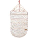 Domiva nid ange happy - jersey 100% coton - r�glable - blanc / corail / jaune - 80 cm