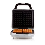 Domo do9222w - gaufrier - 900w - 4x7 cm - revtement anti - adhsif - thermostat rglable - safety lock ...