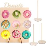 Donut présentoir support 4 pcs support pour donuts en bois présentoir à donuts donut stand support donut ... Donut présentoir support 4 pcs support pour donuts en bois présentoir à donuts donut stand support donut ...