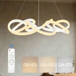 Doporro suspension luminaire led dimmable lampe plafond blanc 67w lustre r�glable �clairage suspendu ...