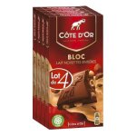 Cote dor bloc lait noisettes enti�res tablette de chocolat