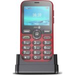 T�l�phone portable doro telephone bloc seniors doro 1880 rouge
