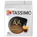 Dosette caf tassimo lor espresso classique
