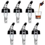 Doseur alcool 6 pcs auto - pour bec verseur alcool bec verseur huile avec couvercle 2cl3cl doseur whisky ...