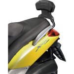 Dosseret passager scooter givi - yamaha x - max 125 05 - 09 - noir