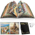 Dossier rangement puzzles 1500 pi�ces portable - 25 poches grande capacit� - stockage �tanche � la poussi�re ...