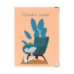 Dossier sant animaux color pop france - carnet 185 x 135 cm - motif fauteuil
