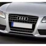 Double baguette de calandre chrom�e audi a5 cabriolet 09 - 11 audi a5 coup� 07 - 11 a5 sportback 09 - ...