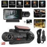 Double caméra voiture tableau de bord full hd 1080p enregistreur vidéo dashcam Double caméra voiture tableau de bord full hd 1080p enregistreur vidéo dashcam