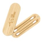 Double cotons - tiges silicone et bambou naturel lavables et rutilisables. et bote de rangement aimante ...