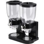 Double distributeur de crales stockage noir aw21077