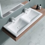 Double lavabo vasque 120cm à encastrer lave main doporro colossum03 fonte minerale solid surface 120x48x12cm ... Double lavabo vasque 120cm à encastrer lave main doporro colossum03 fonte minerale solid surface 120x48x12cm ...