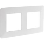 Double plaque de finition artezo - blanc - zenitech