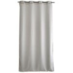 Double rideau occultant � motif baroque 140x260 cm blanc