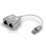 Doubleur rseau rj45 - waytex - 35052 - cat 5e - blind - 1 mle vers 2 femelles