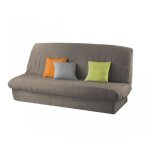 Douceur dinterieur housse de clic - clac matelassée unie essentiel taupe Douceur dinterieur housse de clic - clac matelassée unie essentiel taupe