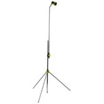 Douche brumisateur - jardibric - 24m - trpied rtractable - plastique - vert anis et taupe
