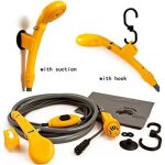 Douche portable - adtobast - 35w - 12v - pompe immerg�e - tuyau flexible 2m