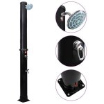 Douche solaire dext�rieur avec pomme de douche et robinet 35l - hua