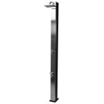 Douche solaire - [marque] - 30l - inox aluminium acier inoxydable - hauteur 2205mm