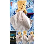 Doudou b�b� ours jaune ? baby nat ? peluche