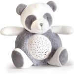 Doudou et compagnie 3 lumi�res - veilleuse panda musique - bruit naturel