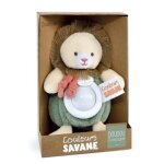 Peluche doudou veilleuse lion