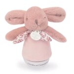 Doudou et compagnie - dc4194 - doudou et compagnie peluche musicale lapin culbuto rose