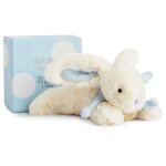 Doudou et compagnie - lapin bonbon - lapin bonbon bleu 20cm