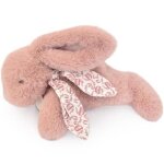 Doudou et compagnie - peluche lapin rose poudr 25 cm