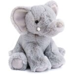 Doudou lphant histoire dours - 25 cm - gris - mixte