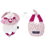 Doudou lapin amusette 3 en 1 Doudou lapin amusette 3 en 1