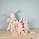 Doudou lapin en coton bio - doudou et compagnie - peluche pantin - gris - mixte - naissance Doudou lapin en coton bio - doudou et compagnie - peluche pantin - gris - mixte - naissance