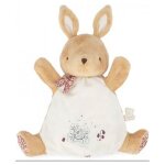 Doudou marionnette petit lapin - kaloo - pour bébé - marron - super - velours et micro - velours Doudou marionnette petit lapin - kaloo - pour bébé - marron - super - velours et micro - velours