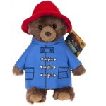 Doudou paddington ours en peluche marron 20 cm - kamparo