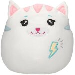 Doudou en peluche - depesche - ylvi swoppies - chat blanc lumineux - 20 cm - multicolore