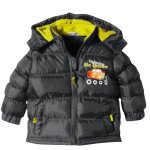 Doudoune b�b� gar�on - arlis - cars disney flash mcqueen - marron - 12 mois - capuche amovible