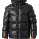 Doudoune � capuche helvetica edge