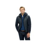 Doudoune superdry homme storm hybrid bleu synth�tique