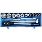 Douilles 22 a 50 mm 3 / 4 cliquet et accessoires en coffret bgs technic