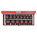 Douilles  chocs - king tony - coffret de 14 - 1 / 2 pouces - chrome molybdne - garantie  vie