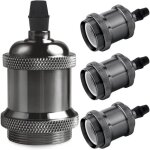 Douille de lampe e27 vintage lampe � suspension r�tro edison adaptateur en c�ramique solide douille de ...