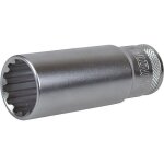 Douille longue 24 mm multi empreinte chrome vanadium - autobest Douille longue 24 mm multi empreinte chrome vanadium - autobest