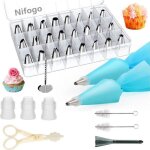 Douille patisserie poche � douille patisserie 34 pi�ces acier inoxydable diy kits pour d�coration de ...