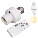 Douille t�l�command�e - support e27 sans fildouille vissable avec minuterie interrupteur � distance - ...