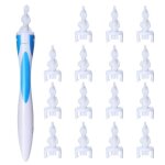 Doux spirale jetable dissolvant de cire doreille swab s�r nettoyeur earpick - luckyrain1906687