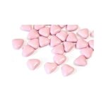 Dragées mini coeur chocolat couleur rose clair 250 gr - rose Dragées mini coeur chocolat couleur rose clair 250 gr - rose