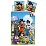 Dragon ball z - parure de lit enfant manga housse de couette 140x200 cm une taie d?oreiller 65x65 cm