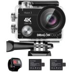 Dragon touch camra sport 4k 20mp 30fps vision 3 camra sous - marine tanche 170 grand angle 2. 4g ...